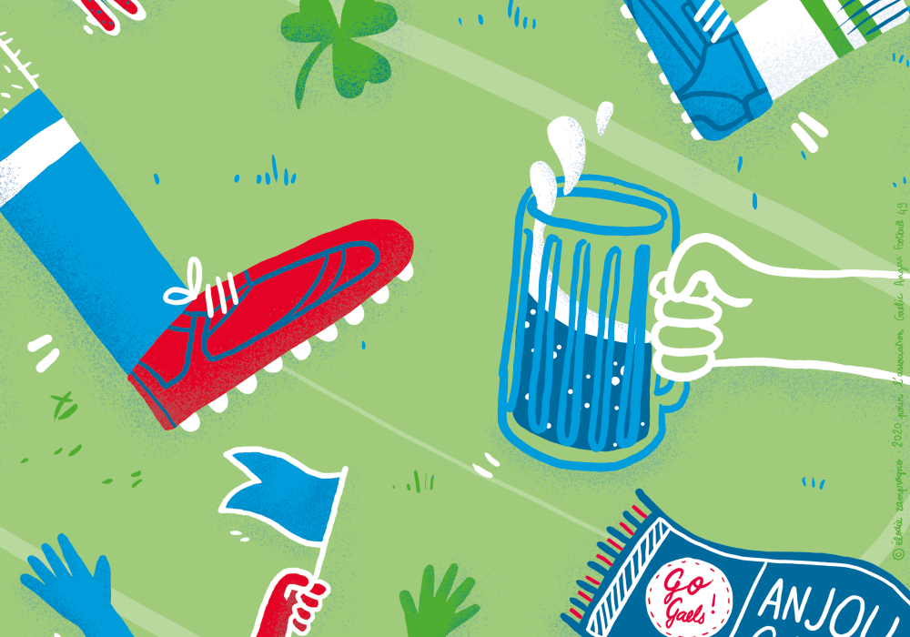 Anjou Gaels - illustration > Affiche focus